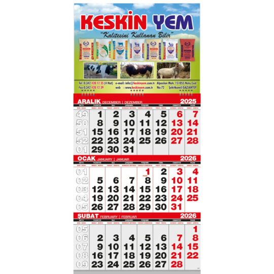 Marmaris Ekonomik Küçük Boy Gemici Takvim - HAMS | Hep Lazer Kırklareli Promosyon