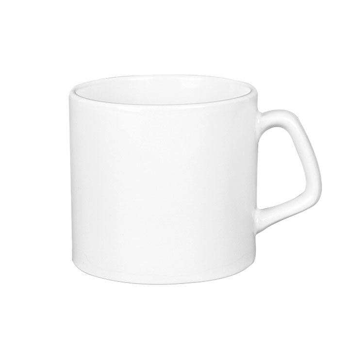 Kemalpaşa Afilli Beyaz Porselen Kupa Bardak - Kutulu - AX2F - Görsel 3