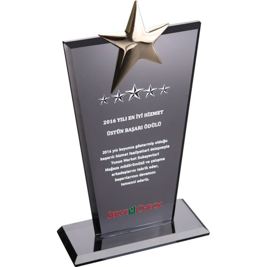 Kestel Kristal Plaket - LEXX | Hep Lazer Kırklareli Promosyon
