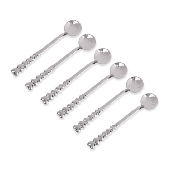 Konyaaltı Metal Çay Kaşığı Emojili 6'lı - 2PMN | Hep Lazer Kırklareli Promosyon
