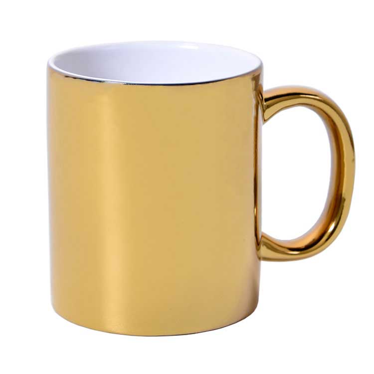 Polatlı Süblimasyon Aynalı Gold - Altın Metalik Kupa Bardak-Koli-36ad - JIE0 - Görsel 4