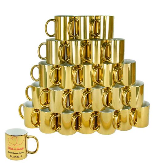 Polatlı Süblimasyon Aynalı Gold - Altın Metalik Kupa Bardak-Koli-36ad - JIE0 | Hep Lazer Kırklareli Promosyon