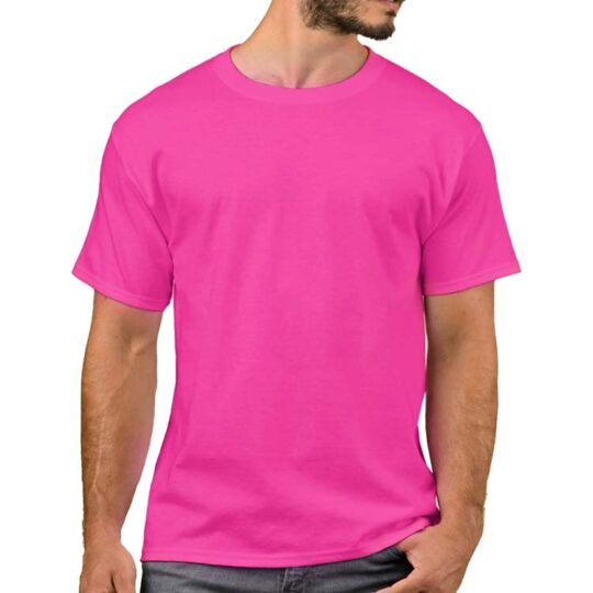 Konyaaltı Pembe T-Shirt %100 Pamuklu - ZC77 | Hep Lazer Kırklareli Promosyon
