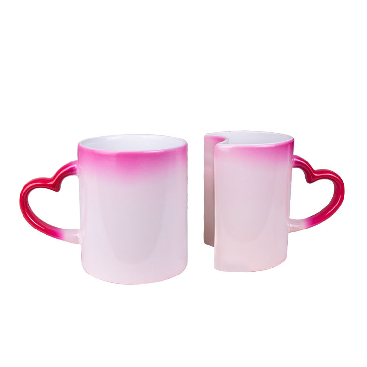 Körfez Süblimasyon Sihirli Kırmızı Sevgili Kupası - Kutulu - N7P8 - Görsel 3