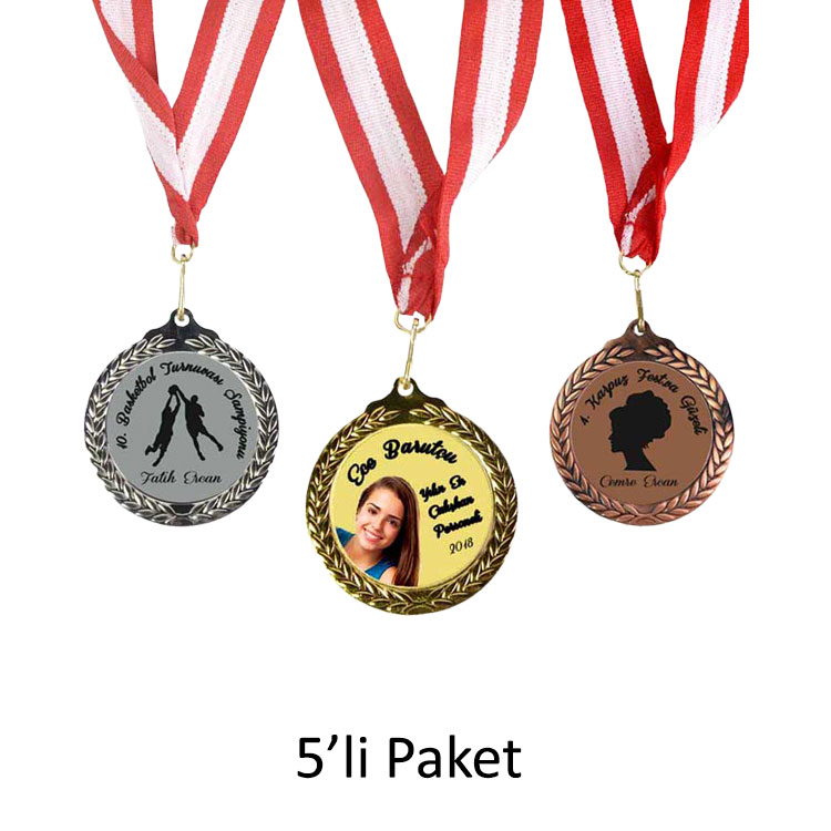 Torbalı Süblimasyon 7,3cm Zeytindalı Madalyon - 5'li Paket - SWVC | Hep Lazer Kırklareli Promosyon