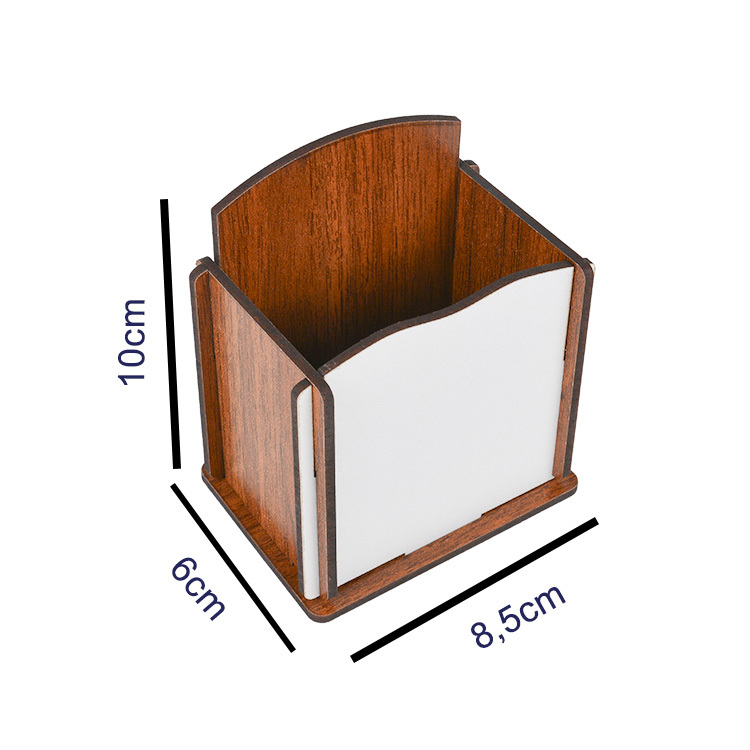 Urla Süblimasyon Ahşap Kalemlik - 5'li Paket - K8M8 - Görsel 4