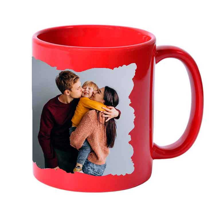 Sultangazi Süblimasyon Dekoratif Kırmızı Kupa Bardak - Kutulu - F8S2 - Görsel 2