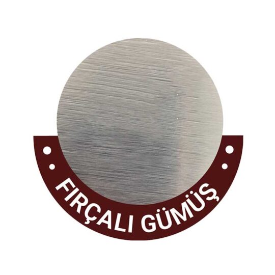 Büyükçekmece Süblimasyon Fırçalı Silver- Gümüş Levha - 30x60cm - GBPE | Hep Lazer Kırklareli Promosyon