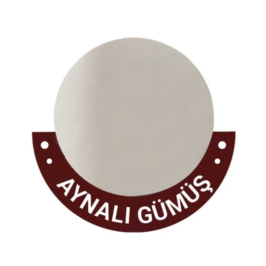 Menderes Süblimasyon Aynalı Silver - Gümüş Baskı Metali - 30x60cm - WAT8 | Hep Lazer Kırklareli Promosyon