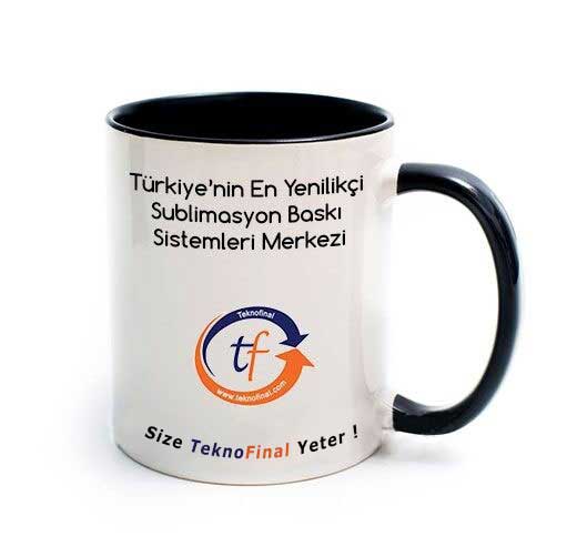 Dalaman Süblimasyon Porselen İçi Ve Kulpu Siyah Kupa Bardak-Koli-36ad - FVUE - Görsel 3