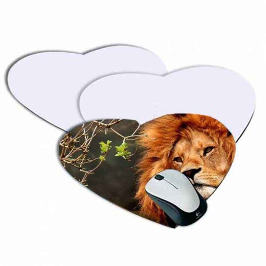 Ortaca Sublimasyon Kalp Mouse Pad (2 mm) - PVSP | Hep Lazer Kırklareli Promosyon