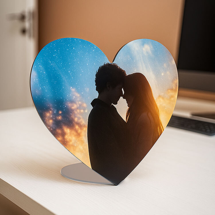 Bahçelievler Süblimasyon Metal Ayaklı Kalpli Çerçeve - GLG6 - Görsel 2