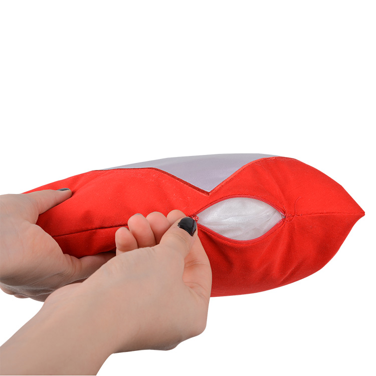 Mudanya Süblimasyon Kırmızı Kalpli Yastık Kılıfı 2ad - N3WZ - Görsel 3