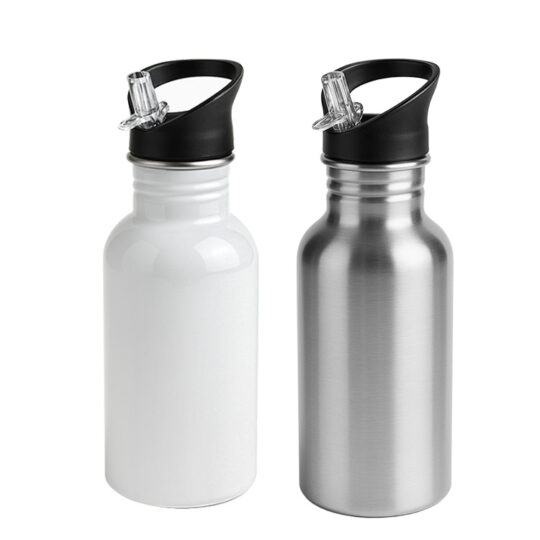 Dilovası Süblimasyon Kopçalı Pipetli Matara - 600ml - F5FE | Hep Lazer Kırklareli Promosyon