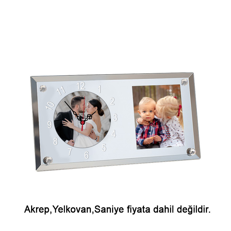 Sındırgı Süblimasyon Kristal Saat Camı - 16x30cm 2ad - Q37M - Görsel 2