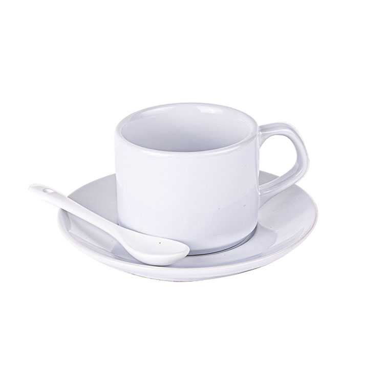 Silivri Süblimasyon Porselen İkili Kaşıklı Fincan Seti 2ad - M4J7 - Görsel 4