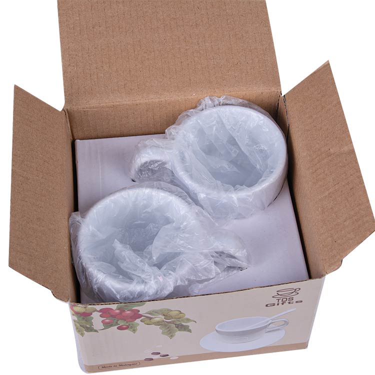 Silivri Süblimasyon Porselen İkili Kaşıklı Fincan Seti 2ad - M4J7 - Görsel 2