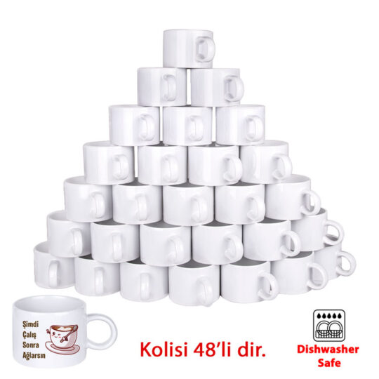 Keçiören Süblimasyon Porselen Motto Fincan - Koli - AI6P | Hep Lazer Kırklareli Promosyon