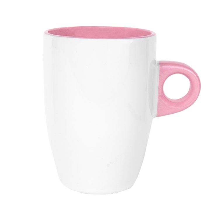 Hayrabolu Süblimasyon Porselen Pembe Latte Kupa Bardak - VUZL - Görsel 4