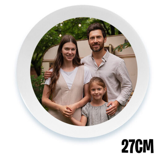 Keles Süblimasyon Porselen Tabak - 27cm - 6G79 | Hep Lazer Kırklareli Promosyon