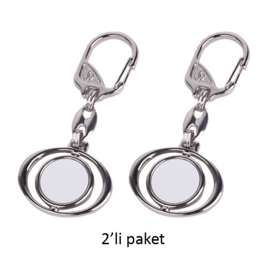 Datça Süblimasyon Vivaldi Çift Taraflı Metal Anahtarlık - 2'li Paket - TGZI | Hep Lazer Kırklareli Promosyon