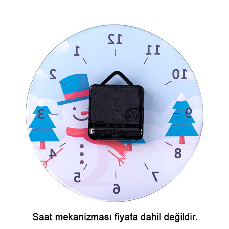 Savaştepe Süblimasyon Yuvarlak Saat Camı - 20cm - 4NIY - Görsel 3