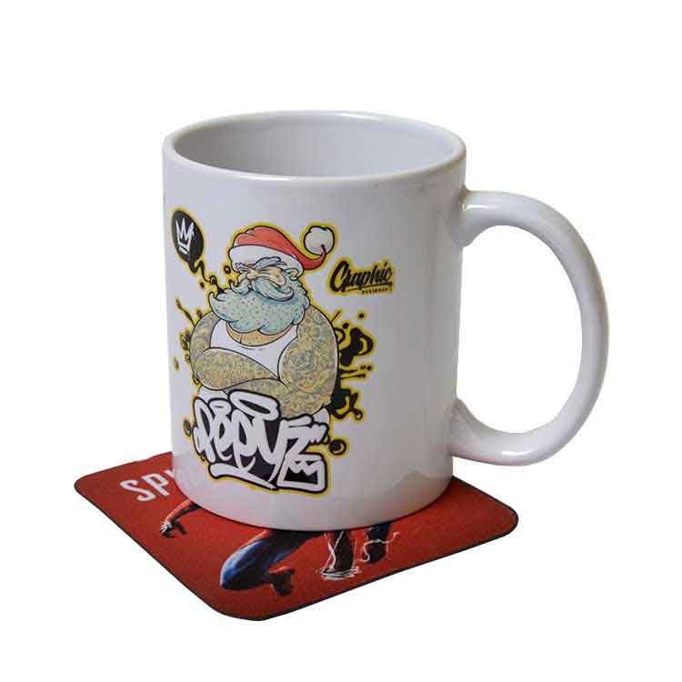 Karacabey Süblimasyon Kare Bardak Altlığı - 1mm 10ad - HW7W - Görsel 2